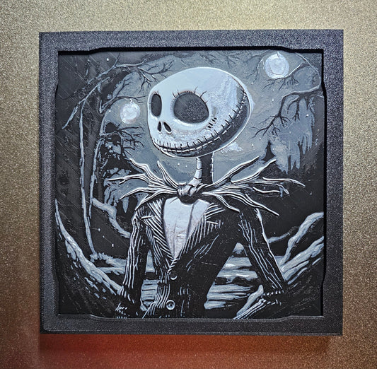 Nightmare before Christmas 3D Printed Picture- Hueforge