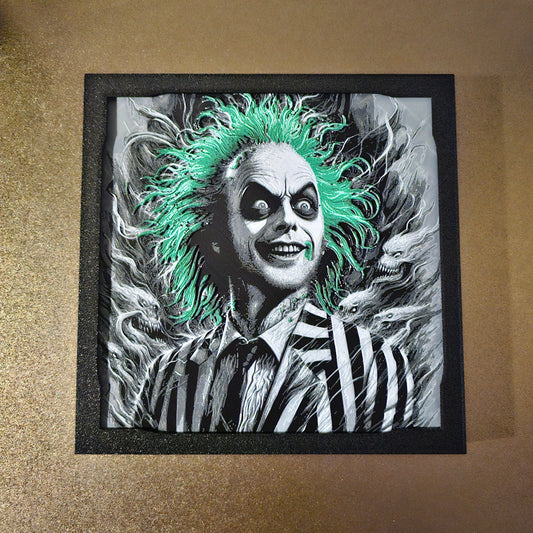 Beetlejuice - 3D Printed Picture- Wall Decor