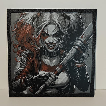 Harley Quinn - DC - 3D Printed Textured Wall Decor