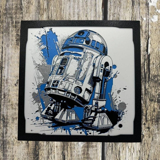 R2D2 - Star Wars 3D Printed Picture- Hueforge