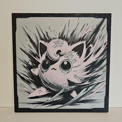 Jigglypuff - Pokemon 3D Printed Picture- Hueforge