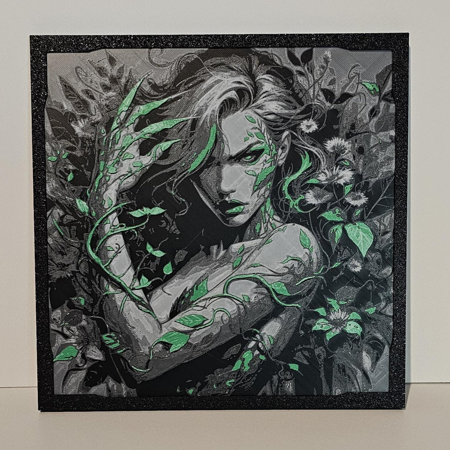 Poison Ivy - DC - 3D Printed Textured Wall Decor