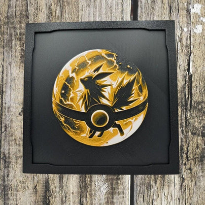 Jolteon - Pokemon 3D Printed Picture- Hueforge